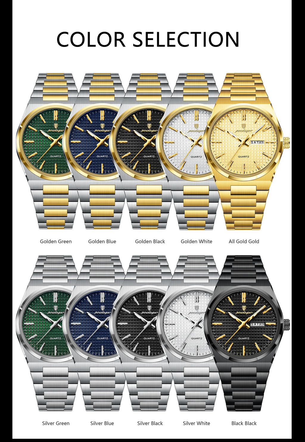 S-Art Luxury Men Watch SILVER Brand Watch