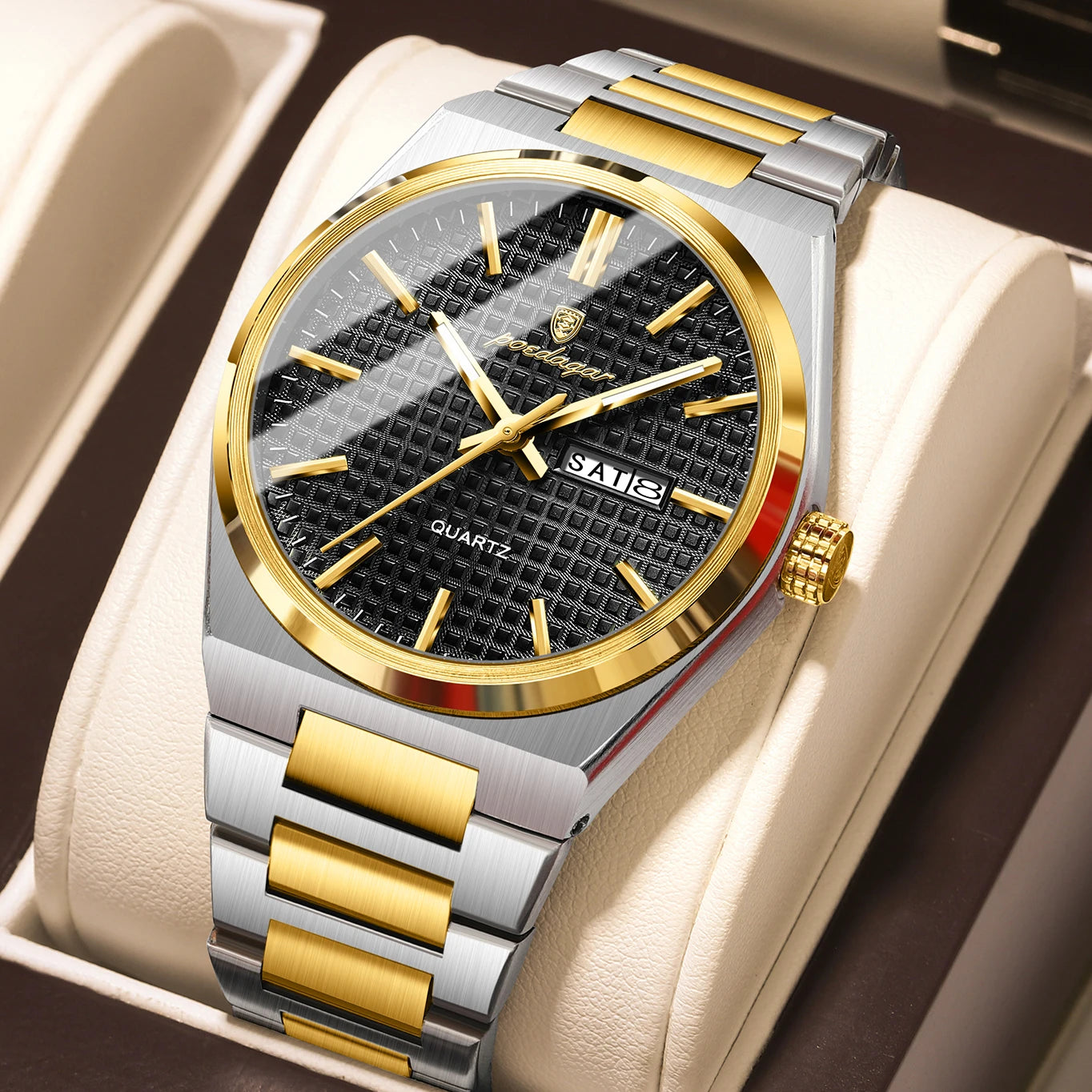S-Art Luxury Men Watch SILVER Brand Watch