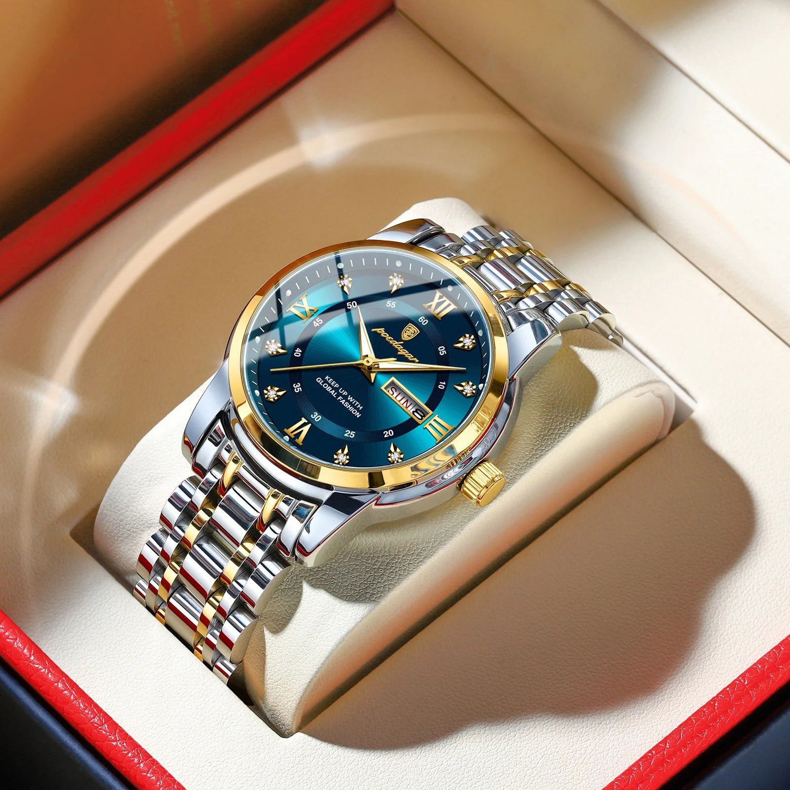 S-Luxury Watch Stainless Steel SILVER Brand Watch