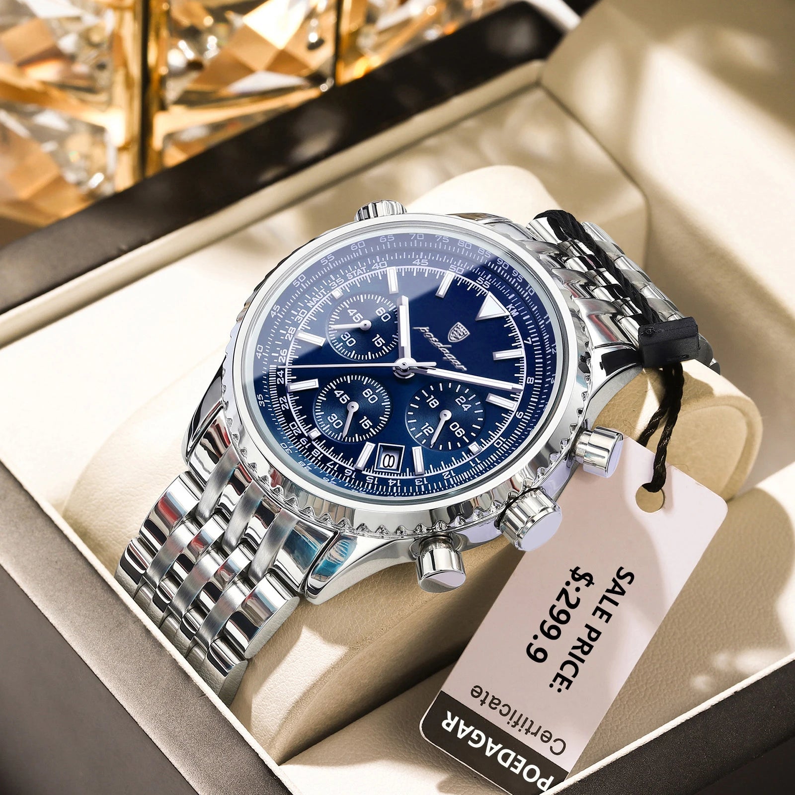 Dagar Watch Luxury SILVER Brand Watch