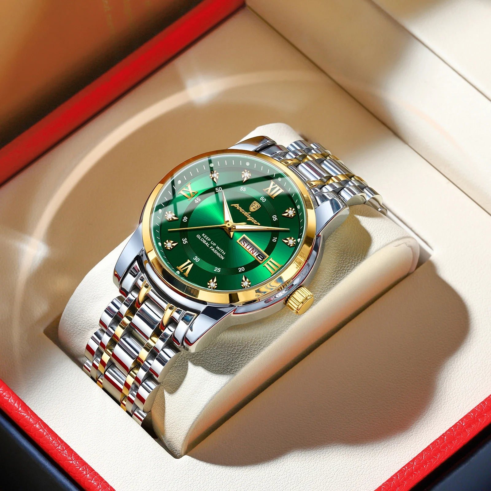 S-Luxury Watch Stainless Steel SILVER Brand Watch