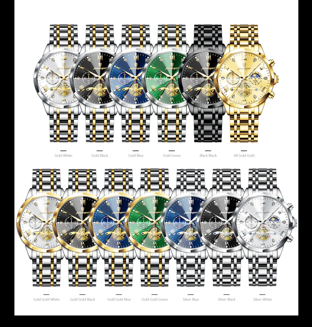 S-Legitimus Luxury Men Watch SILVER Brand Watch