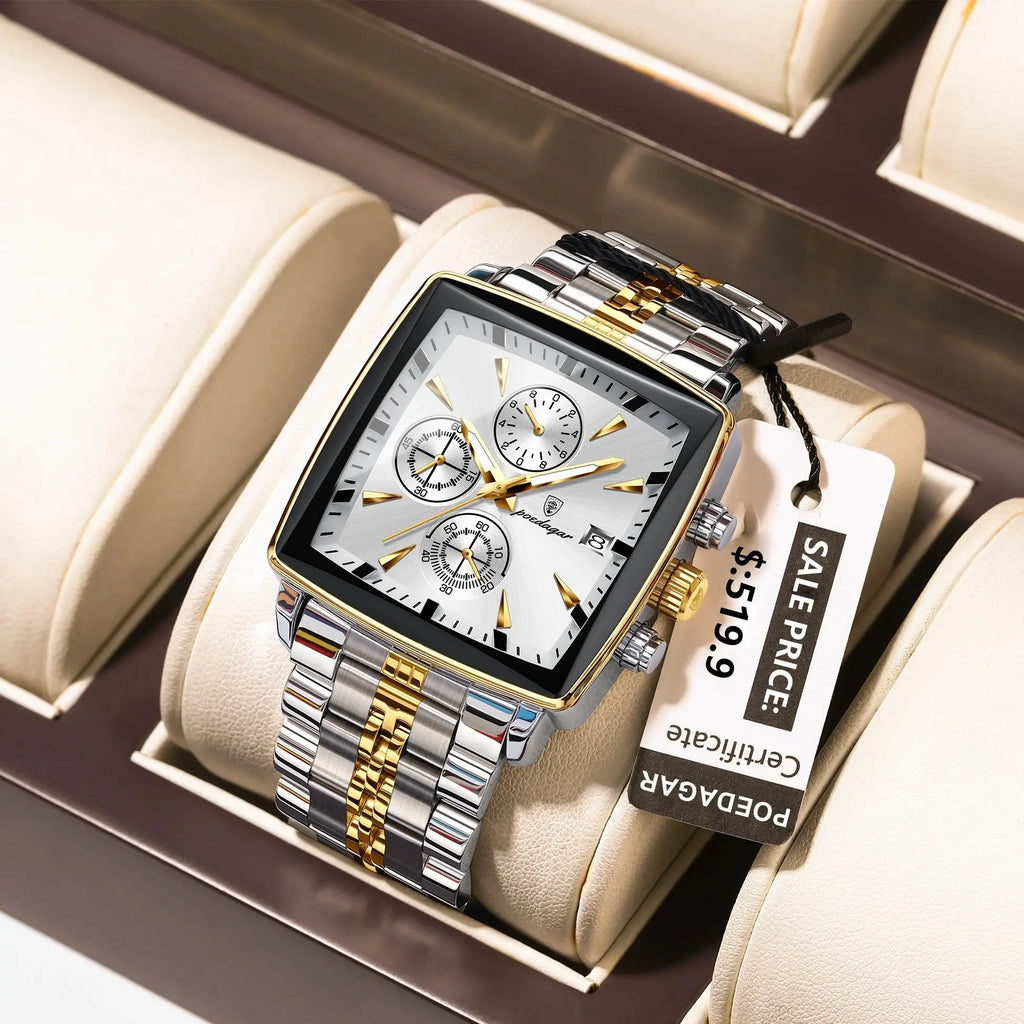 S-Squared Chronograph Luxury Watch SILVER Brand Watch